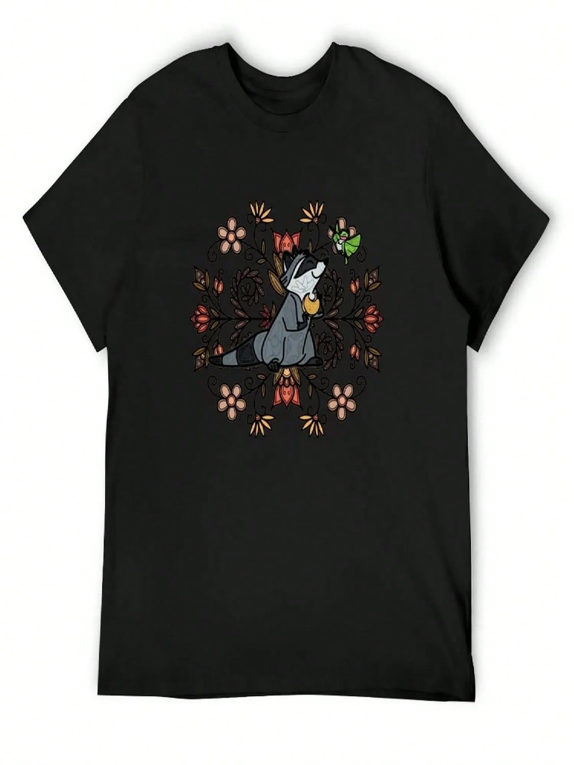Indigenized Meeko T-Shirt Anime T Shirts Summer Tops Man T-Shirt Anime Tshirt T Shirt unisex S разноцветный