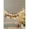 Christmas Felt Garland: Tree, Flower & Flag Decorations Set