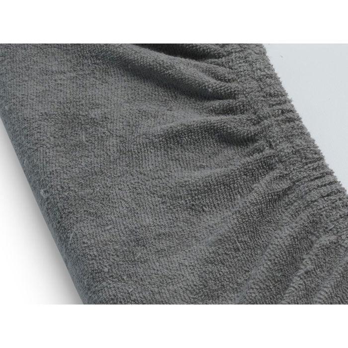 Housse matelas à langer Éponge 50x70cm - Storm Grey