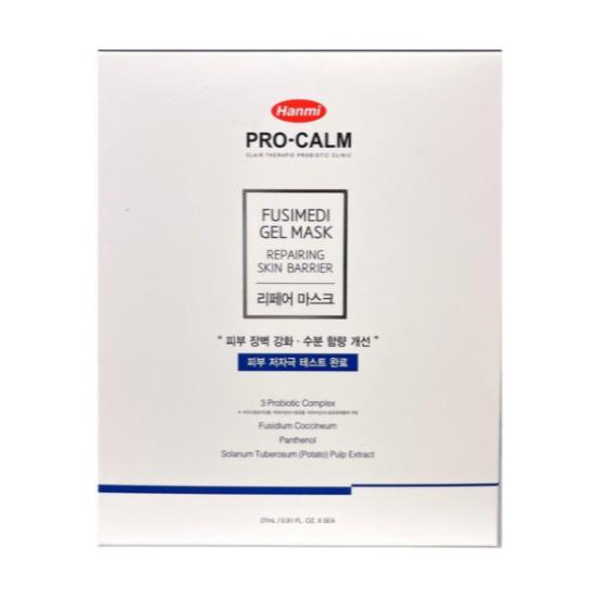 Hanmi Pharm Procalm Fusimedi Repair Gel Mask Pack Skin Barrier Soothing Hydrating Sheet Mask 5pcs