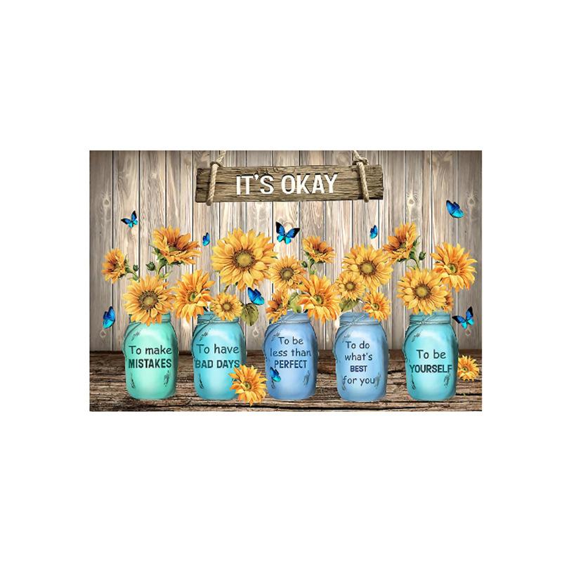 Картина на холсте с подсолнухом — фото 9