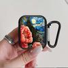 Earphone Cases Cover Case For Airpods 1 3 4 Pro2 Pro3 2 Pro Blue Flowers Cool