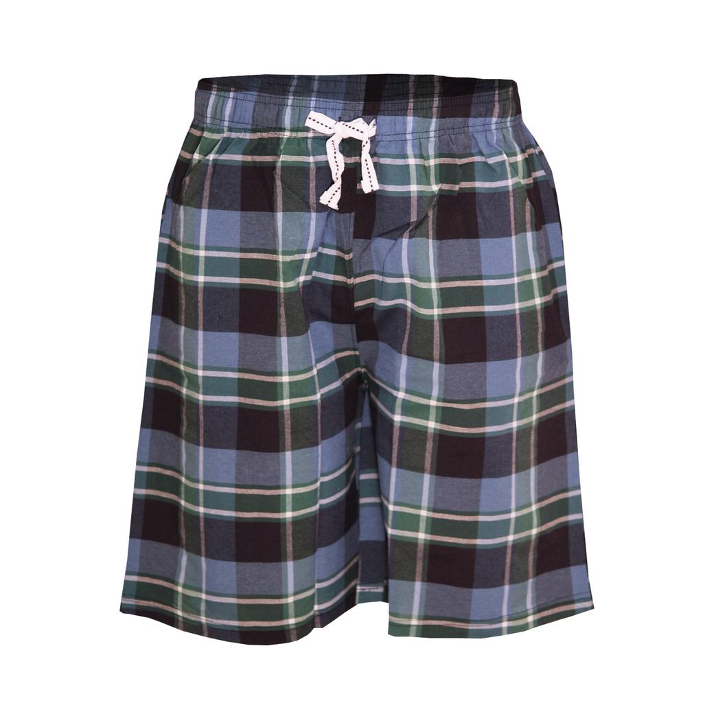 CargoBay Mens Jersey Check Short Lounge Set