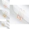 Boucles d'Oreilles Broches Géométriques en Alliage Mode Bijoux Tendance Style Rue 2022