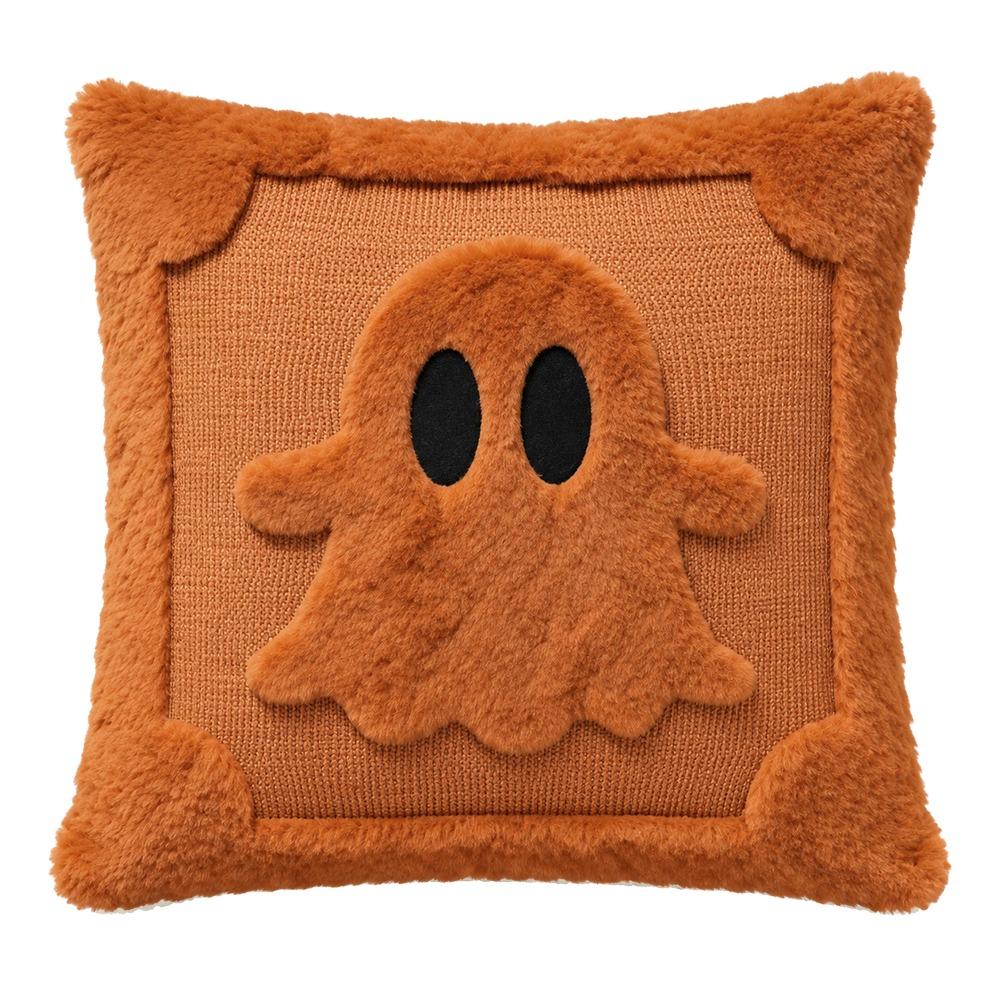 Square Throw Pillow Cover Washable Stuffed Pillow Case Soft Cushion Covers  Halloween