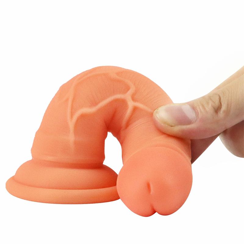 Dildo Female Eggless Masturbation Device Simulation Dildo Soft Silicone Small Penis Adult Female Products