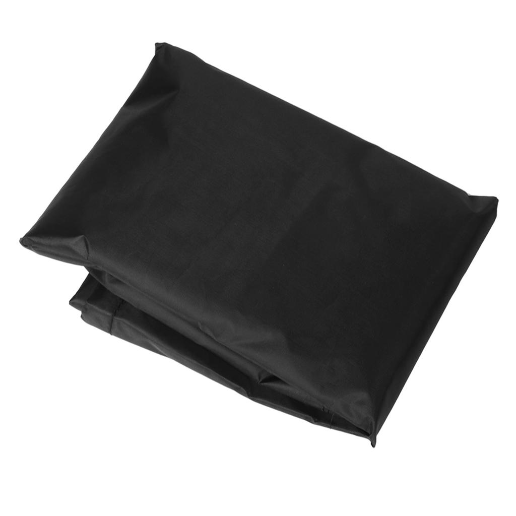 Waterproof Sturdy Covers Outdoor Deck Box Protective Cover Storage Benches Cover(Black)