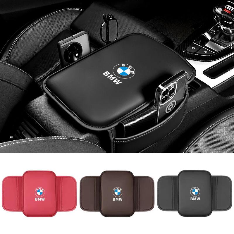 Car Armrest Box Pad Center Console Arm Rest Storage Pocket For BMW E39 E46 E60 E90 E90 F01 F10 F30 E93 G01 G20 G21 Sticker