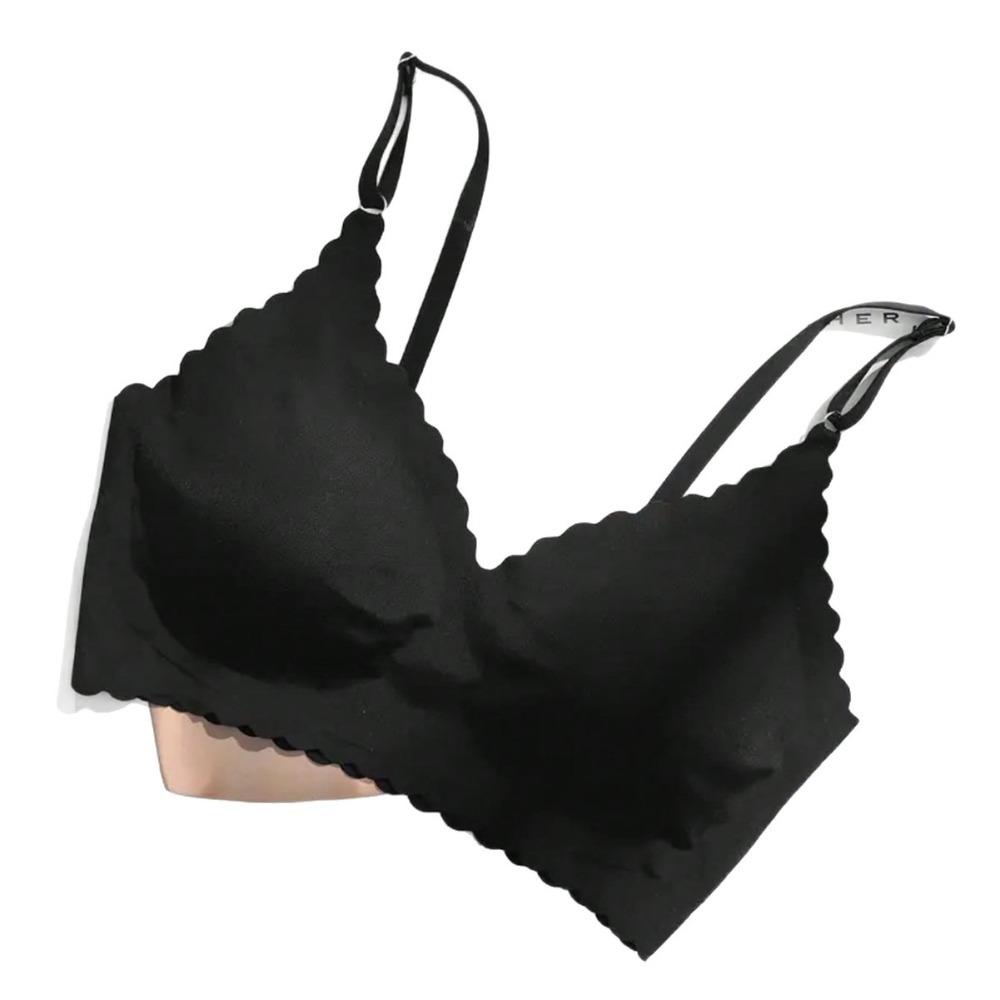 [Soft Wire-Free Bra] Soft Wire-Free T-Shirt Bra | Solid Color Seamless Underwear | Comfortable Close-Fitting for Daily Wear