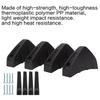Universal Black Car Rear Bumper Diffuser Spoiler Protector Easy Install SUV Sedan All Vehicles