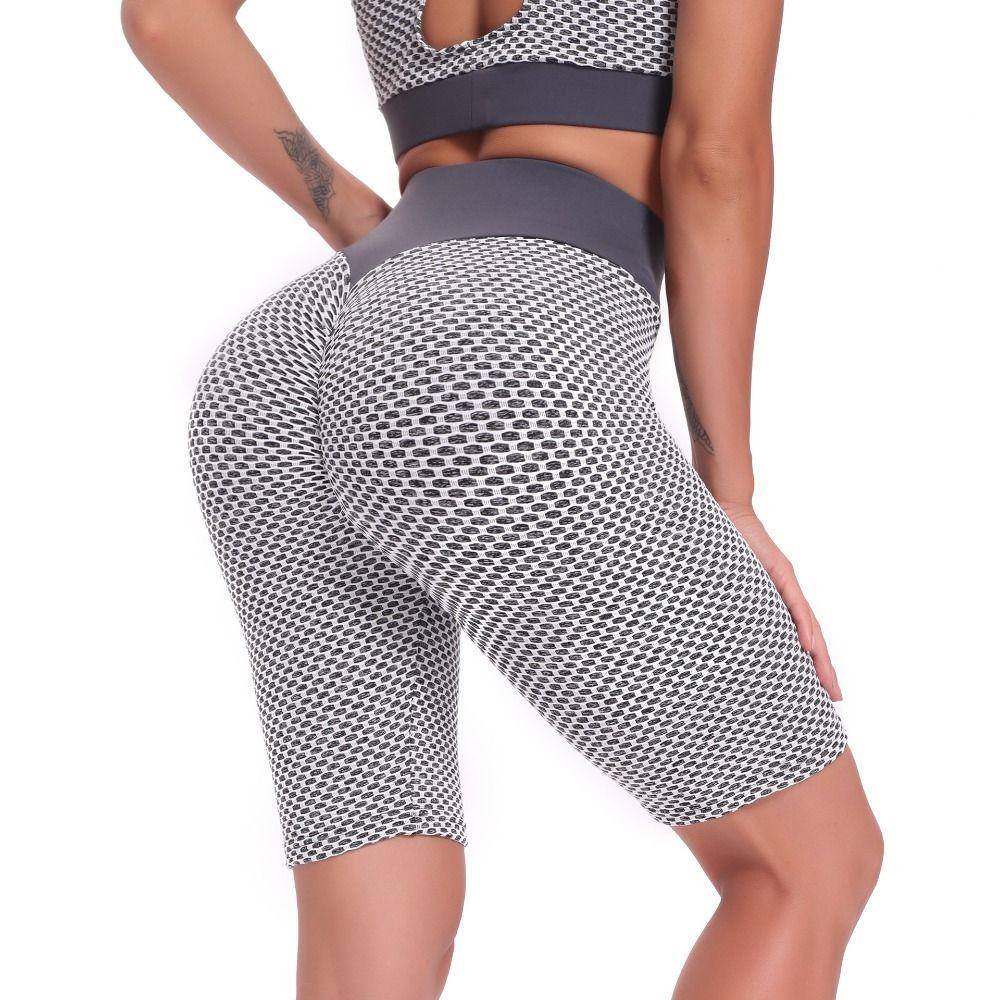 

Seamless Butt Lifting Leggings Elastic Women Cycling Jogging Leggings Body Shaper Gym Fitness L зелёный