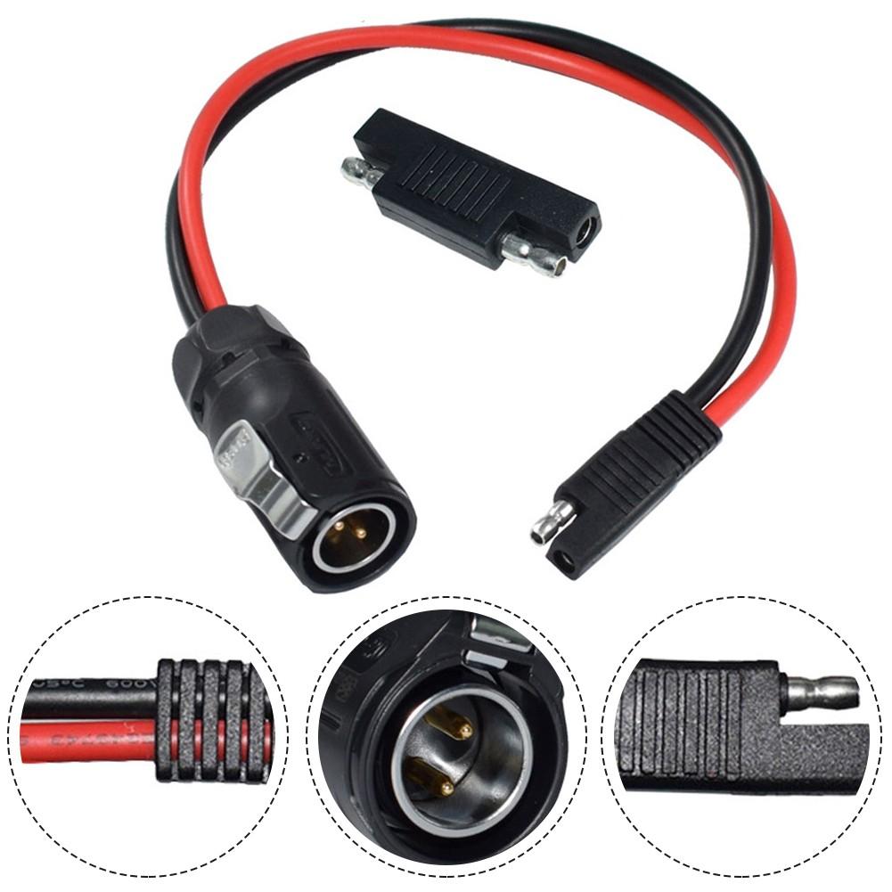 10AWG SAE 2 Pin To LP-20 Power Industrial Circular Connector for Solar RVs Cable