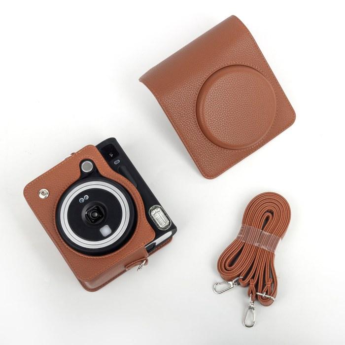[HIYQIN] Cheki SQ40 Case, Fujifilm Instax SQUARE SQ40 Camera Protective Case, Cheki SQ40 Case, Cheki Protective Cover with Shoulder Strap,
