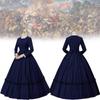 Simplicity Middle Ages Dress With Large Trumpet Sleeves Court Skirt Evening