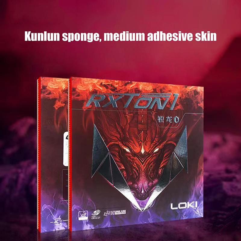 Original Loki Rxton 1 Bordtennisgummi Rxton-1 Allround Spinn Kontroll Ping Pong Svamp Ping Pong Gummi Med Kraftfull Elasticitet