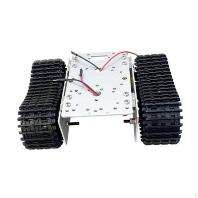 Zestaw Podwozia Czołgowego Inteligentnego Robota Samochodowego Amortyzujący Umiejętności Manualne Stop Aluminium Gąsienicowy dla