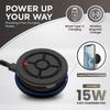 Megacom DuoMon3 PRO 2025 Pocket IPX7 Wireless and APP Adjustable Charging Pad with Reconnection Version Version, Auto-reconnect Function, 1P/2P