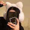 Foldable Warm Earflaps Windproof Cold-proof Ear Mask Kawaii Cat Earmuffs  Outdoors Activities