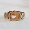 Gold Bread Clip Metal Watch Bracelet