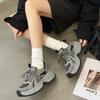 Chaussures dad shoes plateforme automne et hiver nouvelle tendance cuir velours chaussures de sport décontractées