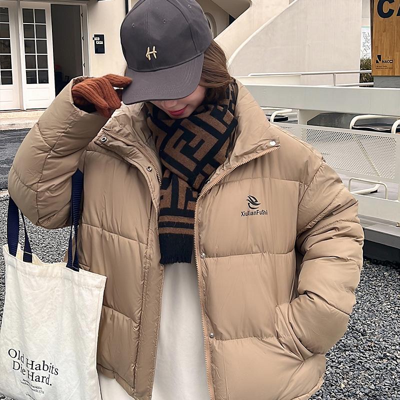 Autumn and winter new down  clothes women's short short fashion small fashion thickened warm  jacket loose top coat