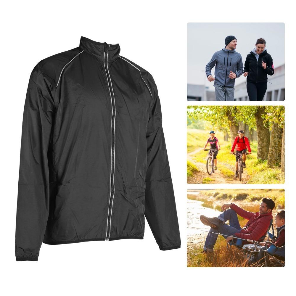 Polyester Men Cycling Jacket Black Off Road Motorcycle Cycling Jacket  Off Road Motorcycle Riding