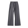 New Summer Micro-flare Suit Pants for Men's Trendy Loose and Handsome Floor-shaft Trousers