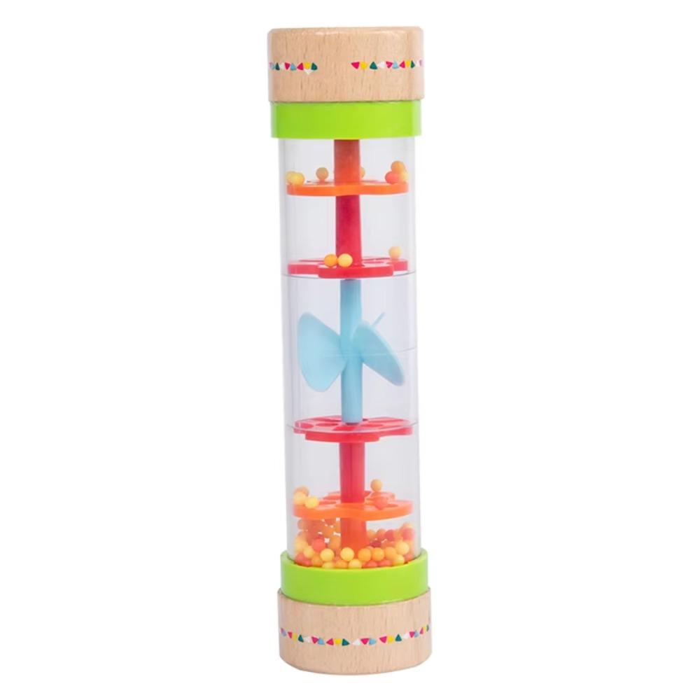 Rainbow Hourglass Rain Sounder Hearing Toy Rain Stick Simulation Rain Sound Toy  Musical Toy As shown