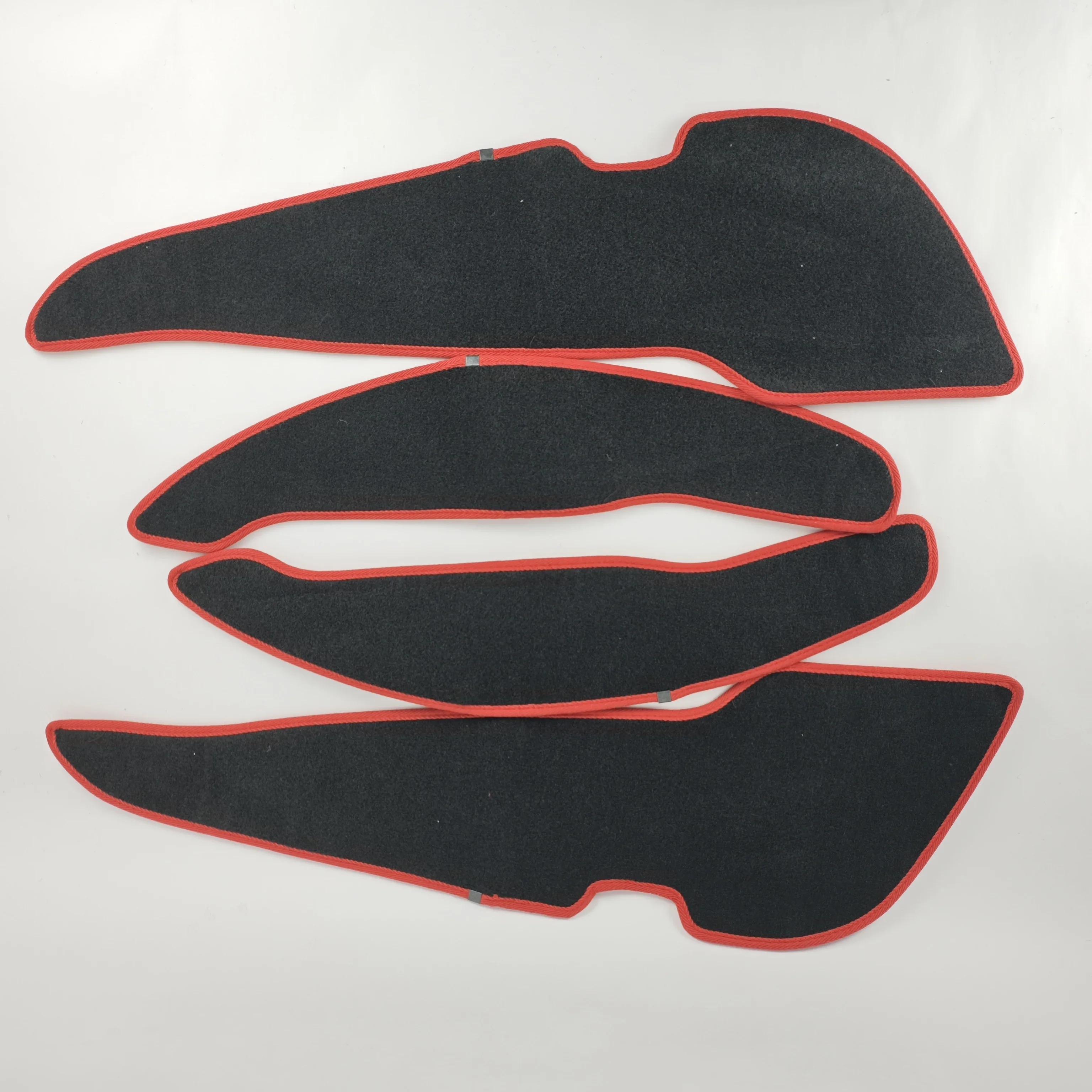 

For Mercedes Benz CLA GLA Class 2013-17 Car Door Anti Kick Pad Protection Cover Trim Interior Accessories Cushion Plush Version чорний
