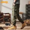 JEEP Men's American Style Heavyweight Loose Fit Cargo Pants