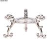 Gold-plated Display Gemstone Egg Support Base Crystal Ball Stand Holder Ornament Crystal Ball Decorative Ball Display Stand