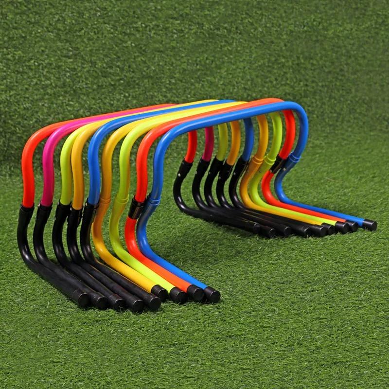 Portable Hurdles Foldable Football Training Agility Hurdle Physical Training Assistant Equipment Multifunction Mini Barrier Bar