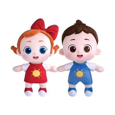 BabyBus Riachacha Plush Toy Set of 2 Approx. 32cm Girls Boys Fluffy Feel Big Size Children Toy Present Gift 0 Years Old 1 Year Old 2 Years Old 3