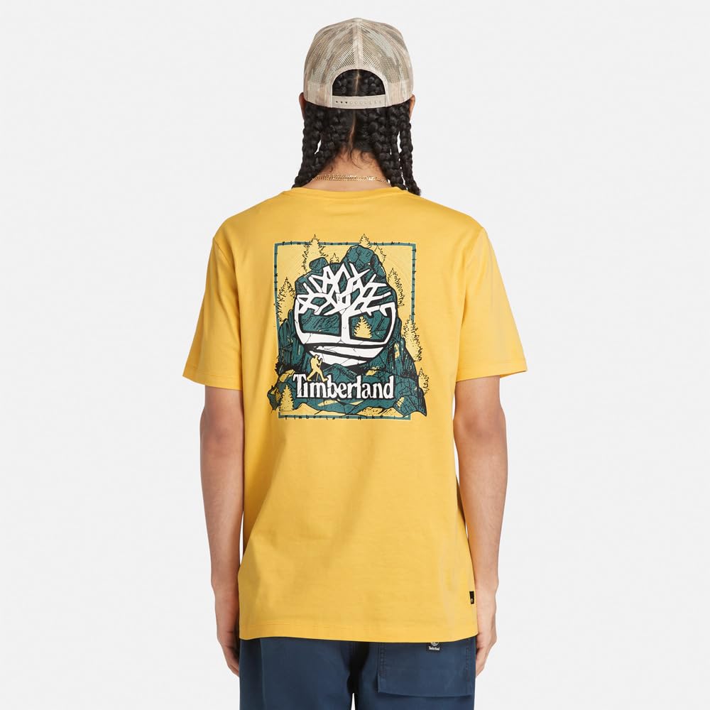 Timberland Men's MIMOSA Short Sleeve Back Graphic T-Shirt, Size XL, TB0A431UEG41