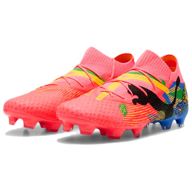 Puma Neymar Jr. x Future 7 Ultimate FG AG Copa América Pack Herresneakers Pink Sunset-Glow Svart 107839-01