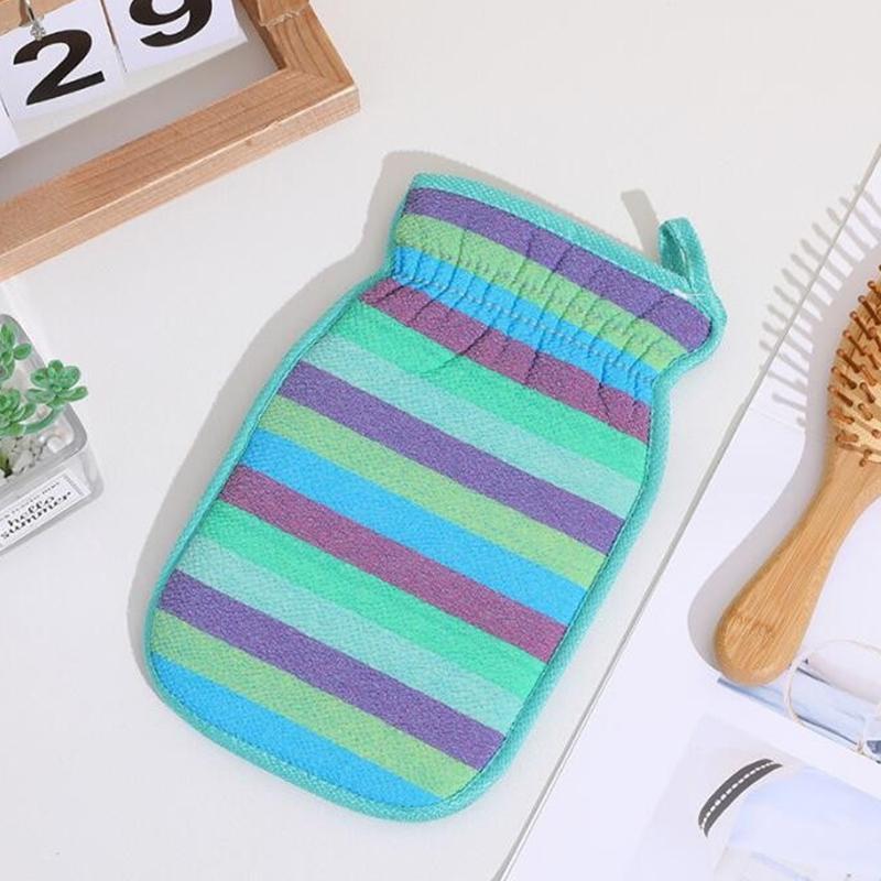 

1Pc Shower Spa Exfoliator Two-Sided Bath Glove Body Cleaning Scrub Mitt Rub Dead Skin Removal Bathroom Massage Products Spa Foam A2