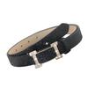 Multiuse Metallic Belt Unisex Design PU Leather Waistbelt Easy Press Buckles Waistband For Jeans Pants Evening Outfit