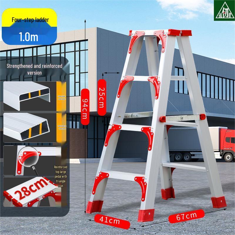 Zhan Renzhe Aluminum Alloy Folding A-Frame Ladder