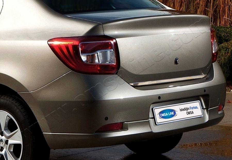 

Кромка багажника 2013-2018 (нерж.) для Dacia Logan II