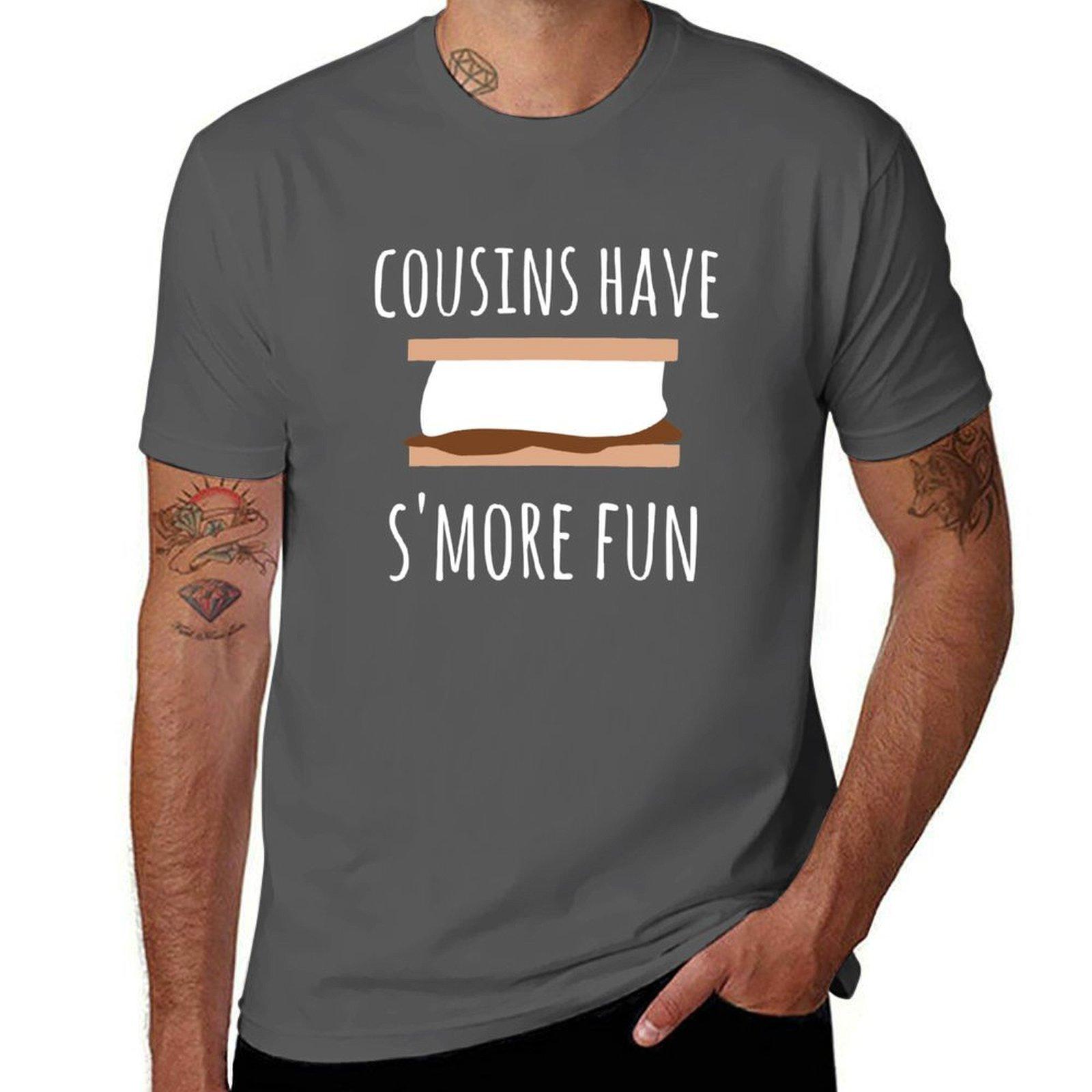

Cousins have S more fun, cousin camping design T-Shirt t shirts for man graphic funny g man t shirts for men T-Shirt 4XL