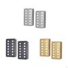 2 Pieces Guitar Pickup Cover Double Covers for Parts