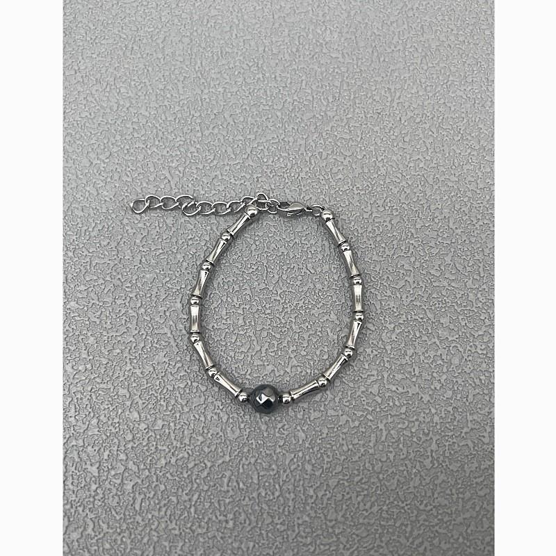 New Chinese Style Geometric Stainless Steel Bracelet For Men And Women Hand Jewelry