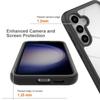 For Samsung Galaxy S24 Magnetic Case PC+TPU Phone Cover with PET Screen Film All-Around Protection