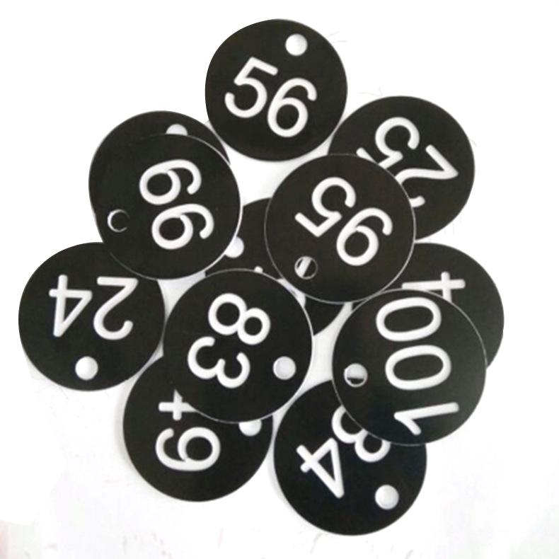 Bicolor Metal & Acrylic Sign Set: Storage Room, Nameplate, Key Tag, Number Plate