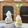 1PC Dekorative Anordnung Tee Tisch Kleine Blume Anordnung Keramik Vase Wohnzimmer Multi-Stil