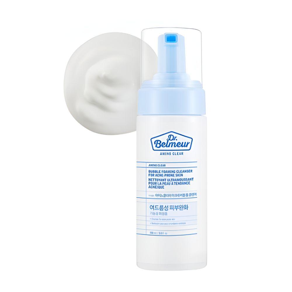 The Face Shop Dr.Belmeur Amino Clear Acne Bubble Foam 150ml - Salicylic Acid Acne Care Cleanser