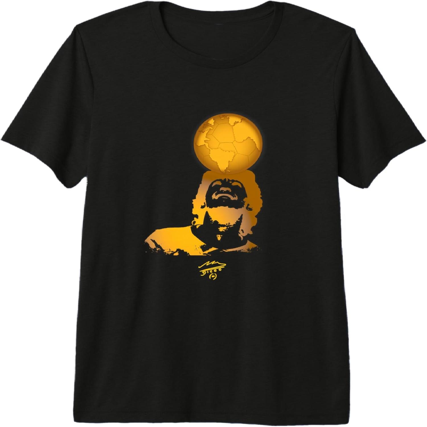 Maradona Gold Premium Tri-Blend T-Shirt S разноцветный