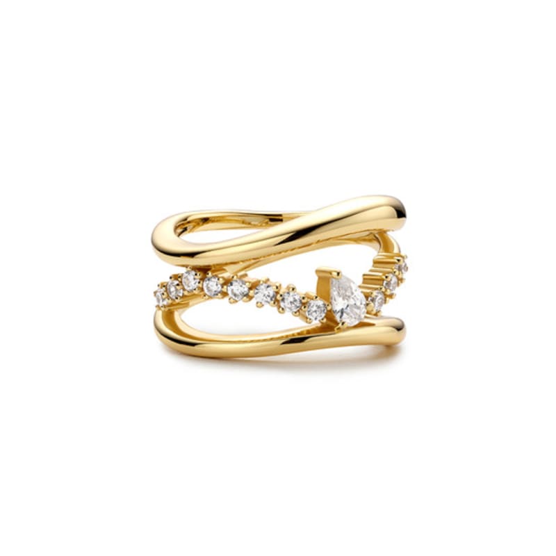 ANIA HAIE Sparkle 925 Silver Ring R056-02G