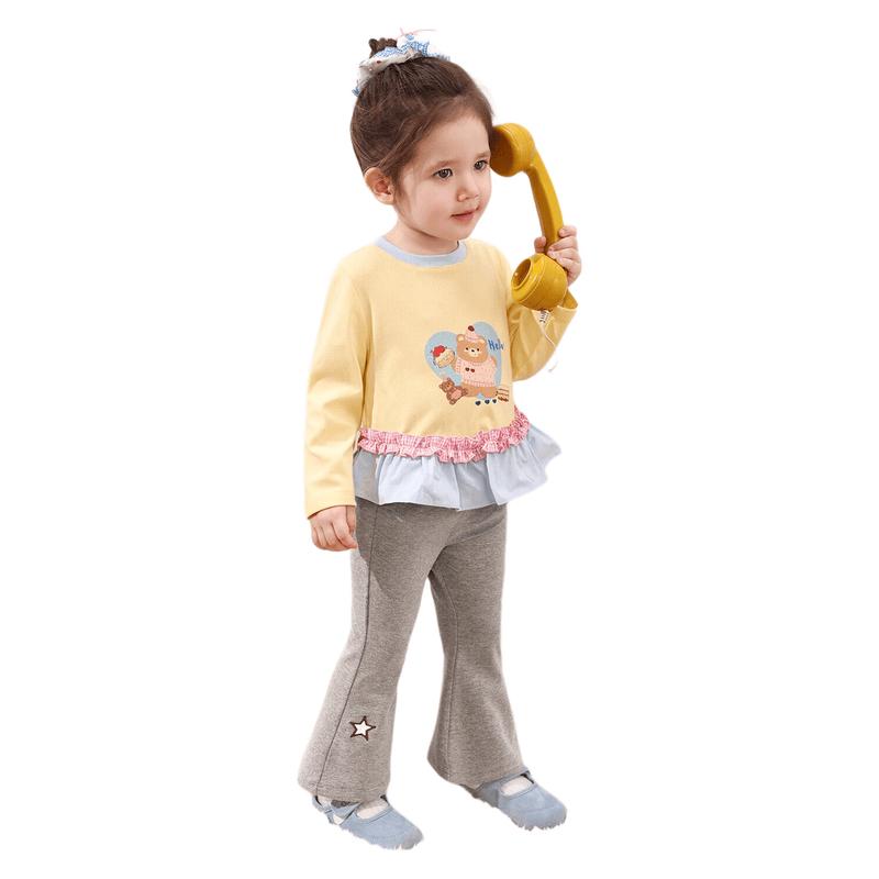 LUSON Baby Girl s Cartoon Long Sleeve Tee 100