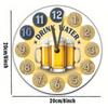 Segno in Latta Metallico Birra Decorazione Murale 20x30cm